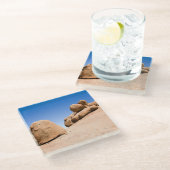 Spitzkoppe Glasuntersetzer (Schrägansicht)