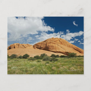 Spitzkoppe oder Spitzkuppe, arider Berg Postkarte