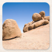 Spitzkoppe Rechteckiger Pappuntersetzer (Vorderseite)