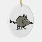 Spitzmaus Keramik Ornament (Rechts)