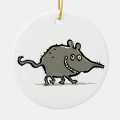 Spitzmaus Keramik Ornament (Vorne)