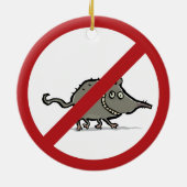 Spitzmaus Keramik Ornament (Hinten)