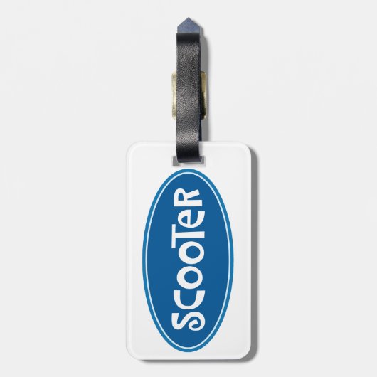 Spitzname-Roller Gepäckanhänger (Rückseite vertikal)