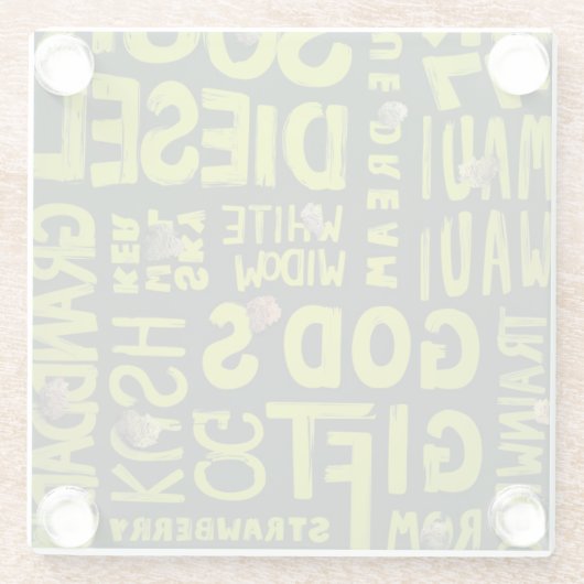 Spitznamen Glasuntersetzer (Rückseite)