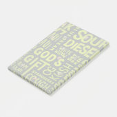 Spitznamen Post-it Klebezettel (angewinkelt)