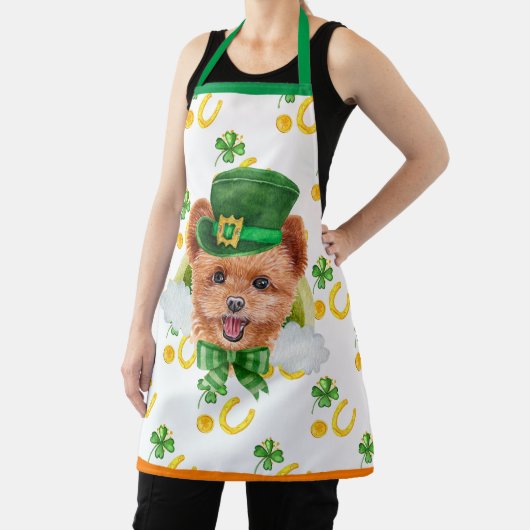 Spitzpoo Holiday Wohngestaltung St Patrick's Day H Schürze (InSitu)