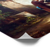 Spitzweg Carl - Der Gartenfreund - Deutsche Maler Poster (Ecke)