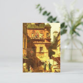 Spitzweg - Kunst und Wissenschaft Postkarte (Stehend Vorderseite)