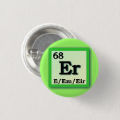 Spivak - persönliche Geschlechtspronomina des Button (Vorne & Hinten)