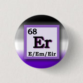 Spivak - persönliche Geschlechtspronomina des Button (Vorderseite)