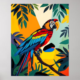 Spix's Macaw - Ausgestorbene Tierwelt Tribut Poster