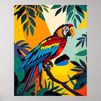Spix's Macaw - Ausgestorbene Tierwelt Tribut Poster