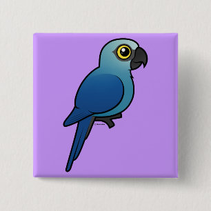 Spixs Macaw Button