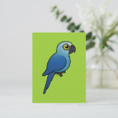 Spix's Macaw Postkarte (Stehend Vorderseite)