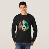 Splash Art Colorful Beagle Dog T-Shirt (Vorne ganz)