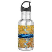Splash auf einen Fall Abend Edelstahlflasche (Vorderseite)