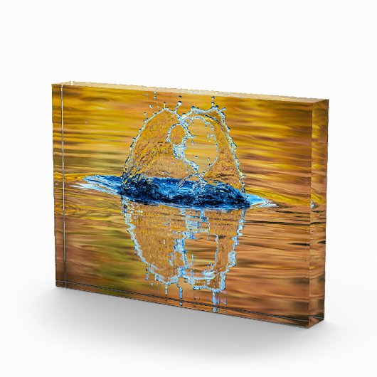 Splash auf einen Fall Abend Fotoblock (Rechts)