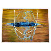 Splash auf einen Fall Abend Große Geschenktüte (Vorderseite)