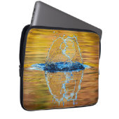 Splash auf einen Fall Abend Laptopschutzhülle (Vorne Rechts)