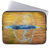 Splash auf einen Fall Abend Laptopschutzhülle (Vorderseite)