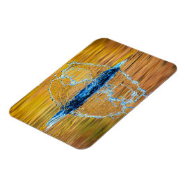Splash auf einen Fall Abend Magnet