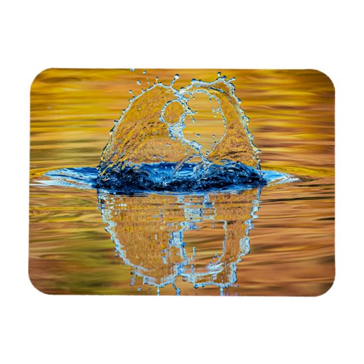 Splash auf einen Fall Abend Magnet (Horizontal)