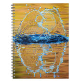 Splash auf einen Fall Abend Notizblock (Vorderseite)