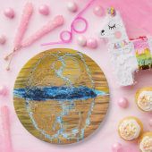 Splash auf einen Fall Abend Pappteller (Party)