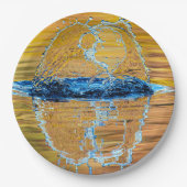 Splash auf einen Fall Abend Pappteller (Vorderseite)