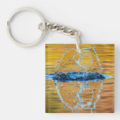 Splash auf einen Fall Abend Schlüsselanhänger (Vorderseite)