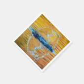 Splash auf einen Fall Abend Serviette (Ecke)