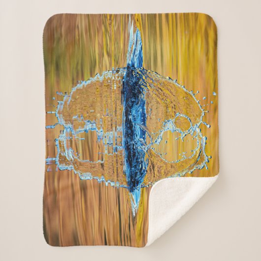 Splash auf einen Fall Abend Sherpadecke (Vorderseite)