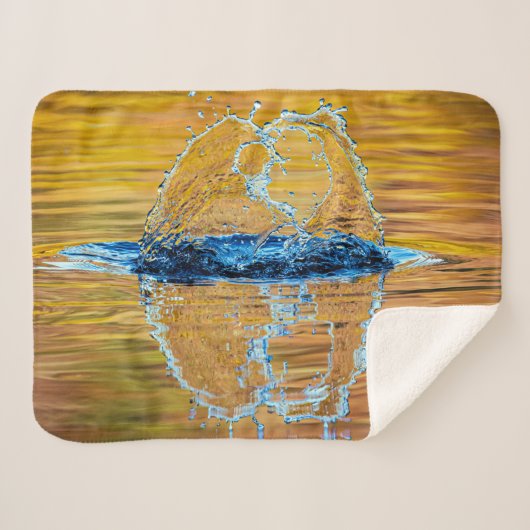 Splash auf einen Fall Abend Sherpadecke (Vorderseite (Horizontal))