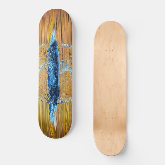 Splash auf einen Fall Abend Skateboard (Vorderseite)