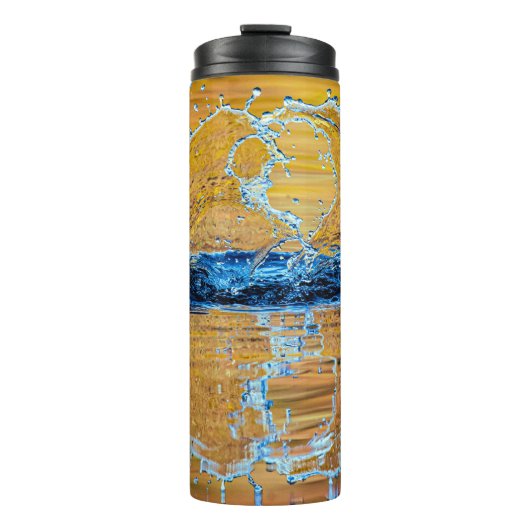 Splash auf einen Fall Abend Thermosbecher (Vorderseite)