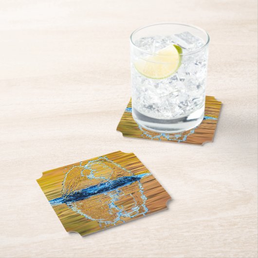 Splash auf einen Fall Abend Untersetzer (Vor Ort)