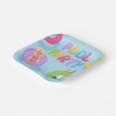 Splash Bash Kids Pool Party Birthday Pappteller (Gewinkelt)