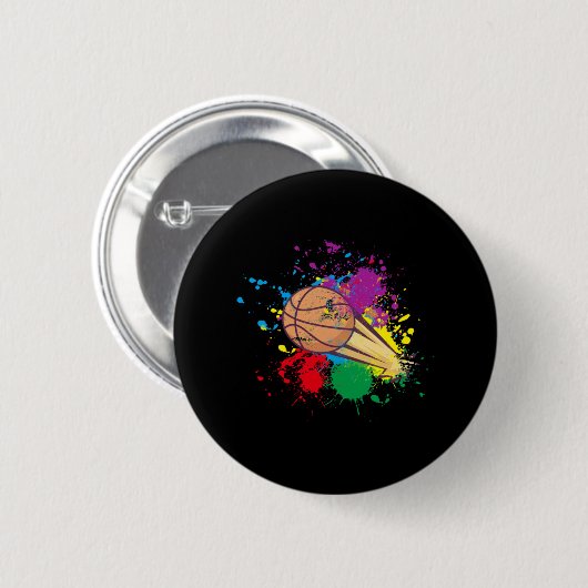 Splash Basketball Button (Vorne & Hinten)