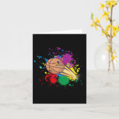 Splash Basketball Karte (Gelbe Blume)
