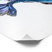 Splash Betta Fish Fotodruck (Ecke)