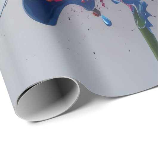 Splash Bloom Geschenkpapier (Rolleneckpunkt)