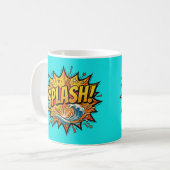 SPLASH Comic-Book-Pop-Art-Wave-Tasse Kaffeetasse (Vorderseite Links)
