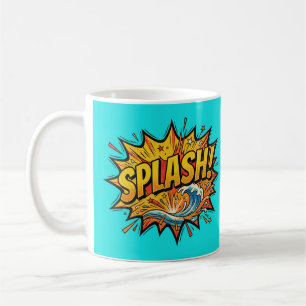 SPLASH Comic-Book-Pop-Art-Wave-Tasse Kaffeetasse