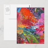 Splash! Die Rainbow Connection. Postkarte (Vorne/Hinten)