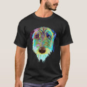 Splash Dog Irish Wolfhound T-Shirt (Vorderseite)