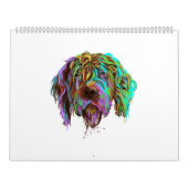 Splash Drahthaar Pointing Griffon Dog Kalender (Titelbild)