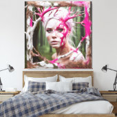 SPLASH FESTIVAL LEINWANDDRUCK (Insitu (Schlafzimmer))