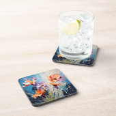 Splash floral art getränkeuntersetzer (Rechte Seite)