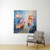 Splash floral art wandteppich (Beispiel)