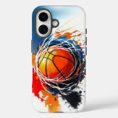 Splash Guard: Basketball Edition für Case-Mate iPhone Hülle (Rückseite)